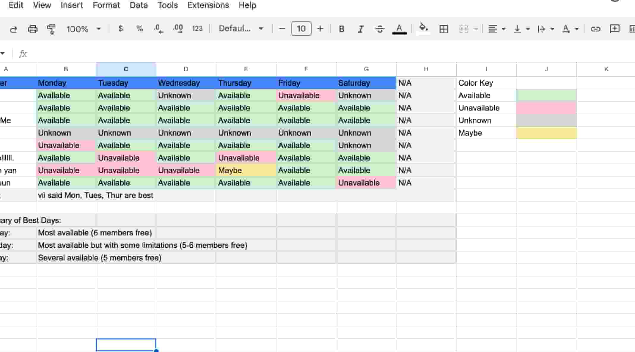 Google Sheets MCP